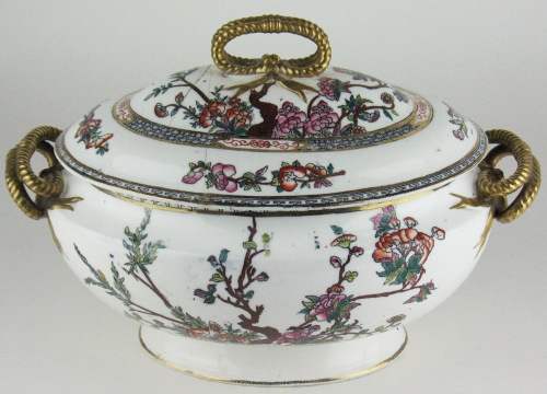 Antique Indian Tree Tureen circa 1860 maker unknown